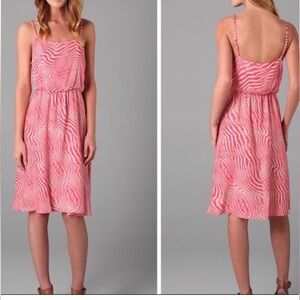 Pink Patterned Women's Dress